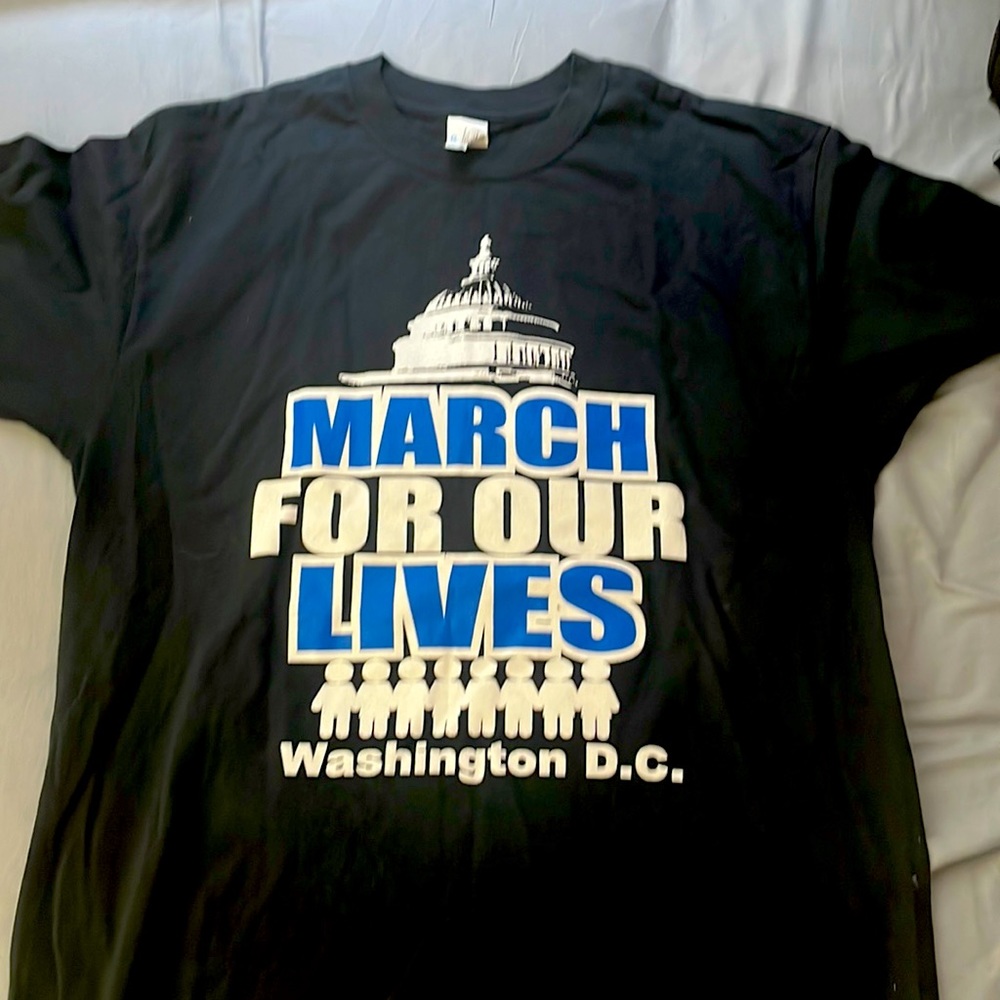 March for our lives T-Shirt. Only wore once or twice. Bought at protest